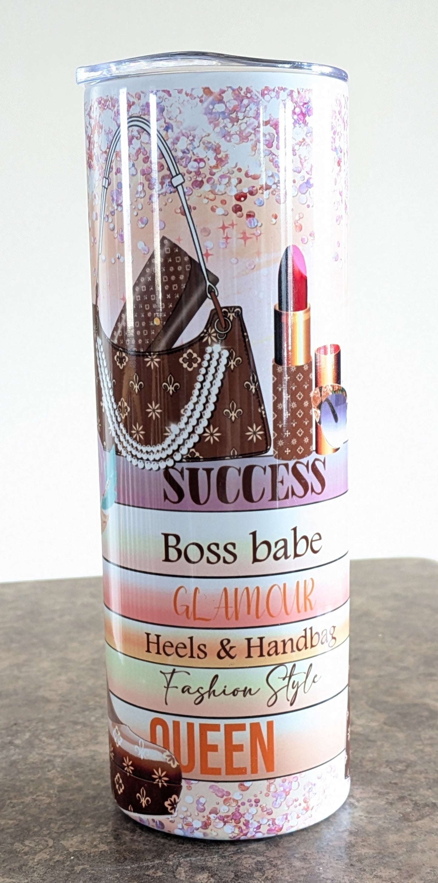 Tumbler ~ Lipstick & Purse