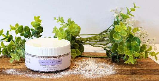Foaming Bath Salts ~ Lavender Lime
