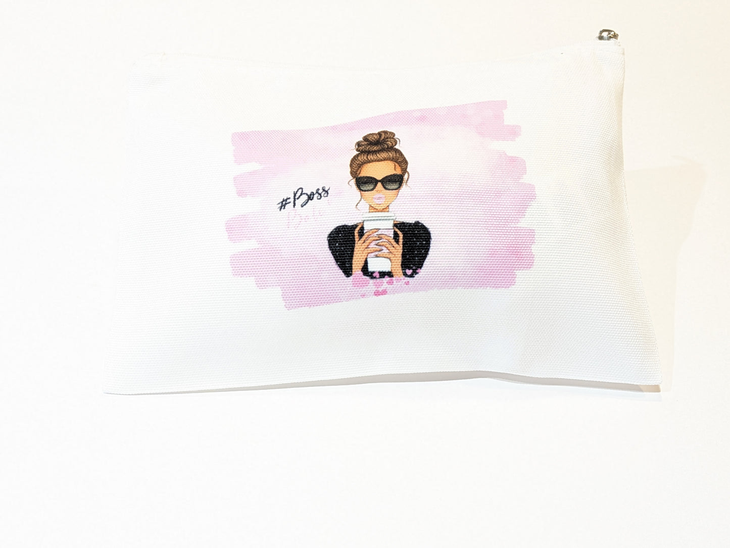 Small Cometic Bags ~ Boss Babe Pink