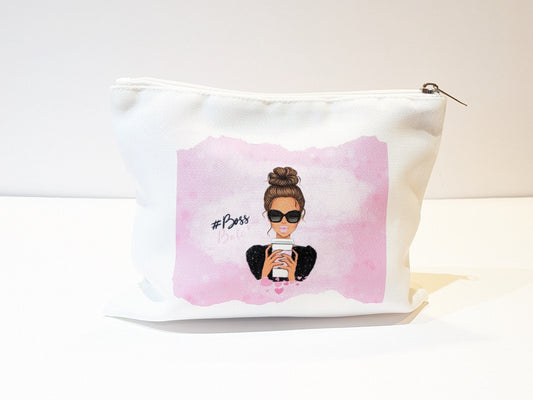 Large Cometic Bags ~ Boss Babe