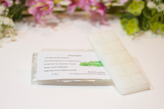Snap Bars ~ Cedar Bark & Spice